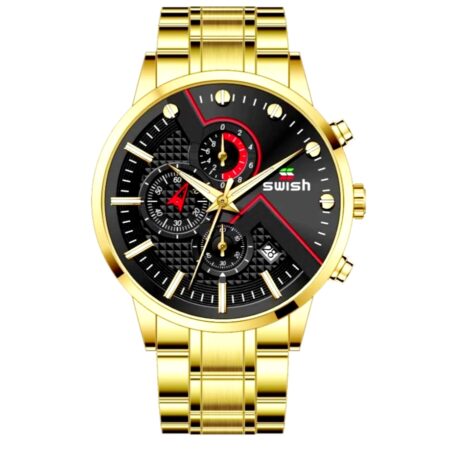 Swish Analog Chronograph Quartz Wristwatch %sep% Rio Gift Shop