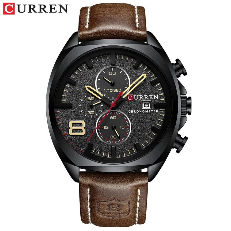 Mens Leather Strap Classic Stainless Steel Nairobi Kenya