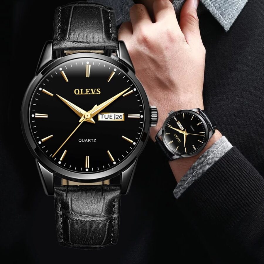 Black Leather Watch for Men Nairobi Kenya - Rio Gift Shop