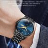 OLEVS Men's Luxury Stainless Steel Water Resistant Luminous Date/Day Wrist Watch - Image 6