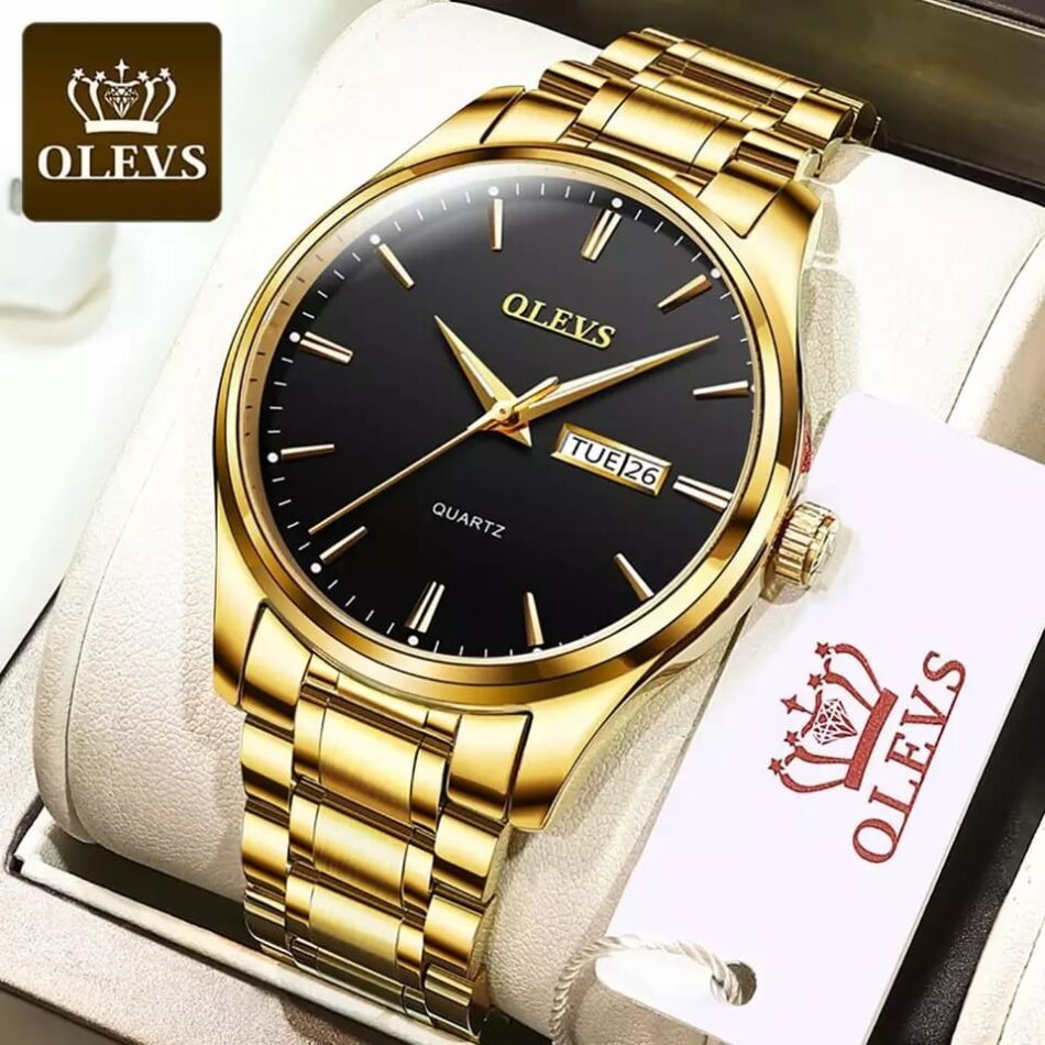 OLEVS Men's Luminous Date Wrist Watch %sep% Rio Gift Shop