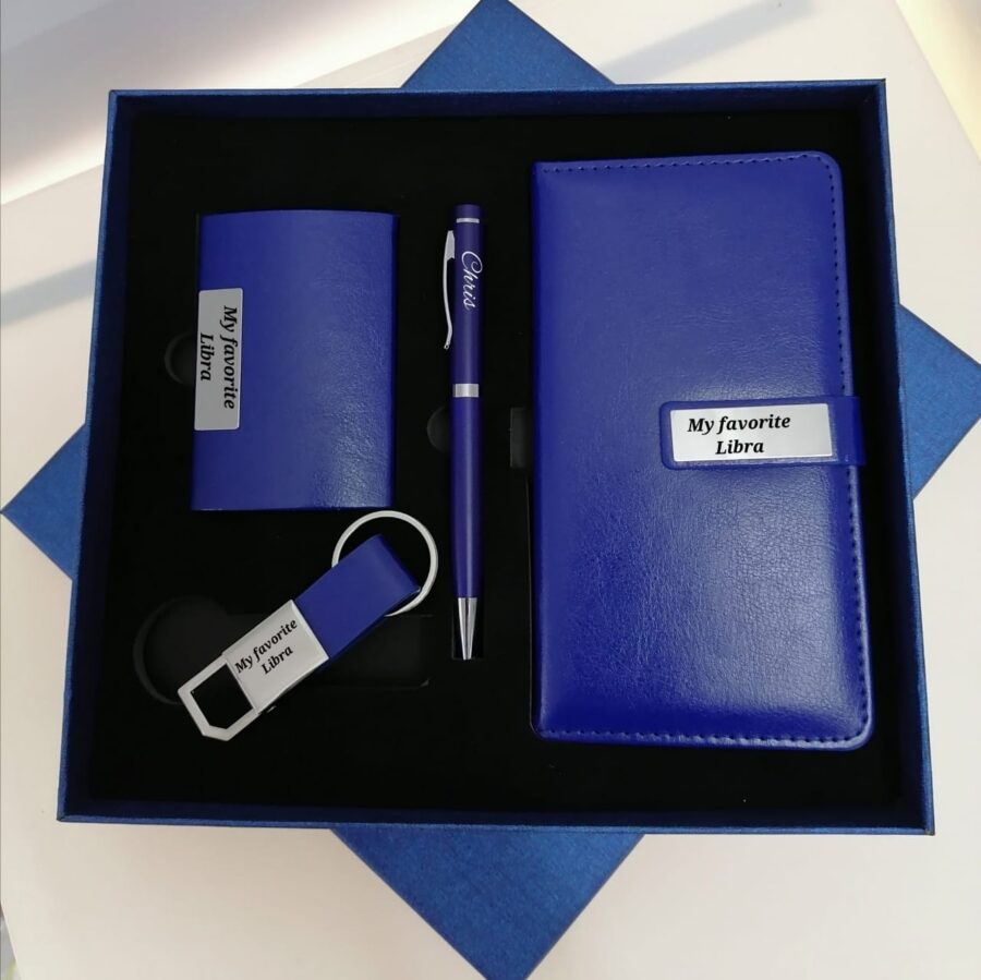 Executive Notebook Pen Cardholder Keyholder Giftset