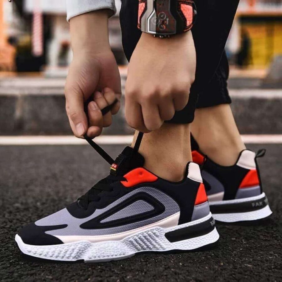 Lace-up Mesh Breathable Comfortable Casual Sneakers - Image 3