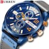 Leather Strap Men Watch