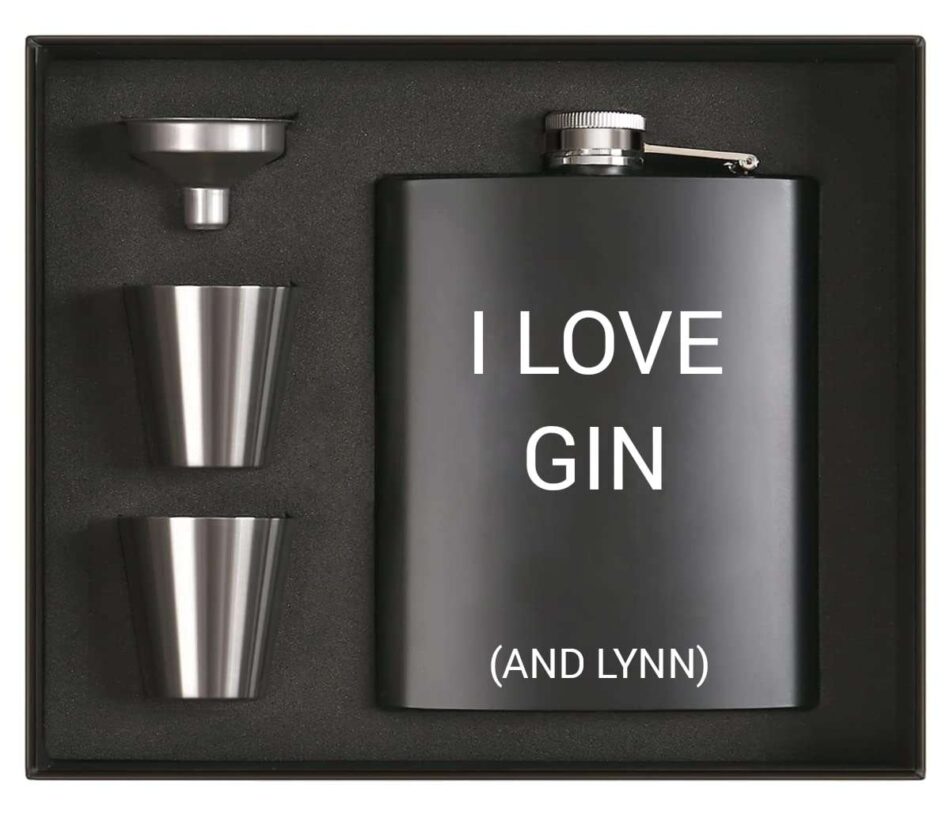 Engravable Stainless Steel Hip Flask Gift Se