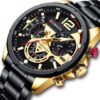 Curren Chronograph Water Resistant Auto date Men’s Wrist Watch - Image 2