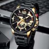 Curren Chronograph Water Resistant Auto date Men’s Wrist Watch - Image 3