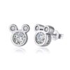 Stainless Steel Pendant, Necklace and Stud Earrings Set Wedding Jewelry for Bridal - Image 3
