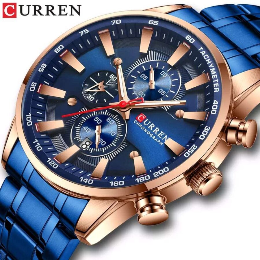 Men Watch Sport Quartz Chronograph Watch