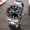 Curren Men's Watches Quartz Movement  Stainless Steel Band  Business Design Simple Clock - Image 2