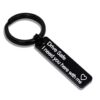 Cute I Love you MOST Key Chain Couple Stainless Steel - Image 2