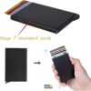 Pop Up ID RFID Mini Card Holder Male Wallet - Image 3