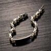Personalized Motorcycle Biker Stainless Steel Chain Bracelet - Image 3