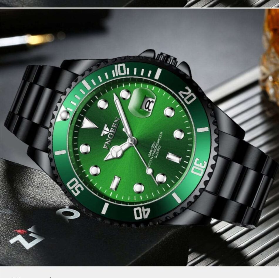 Black Gree Fngeen Watch 1