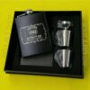 Portable 7oz Stainless Steel Hip Flask Gift Set - Image 3