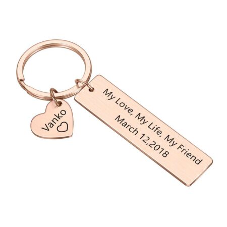 I Love You More Couple Keychain