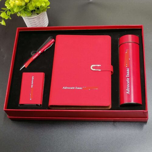 Personalised Red Business Gift Set Kenya