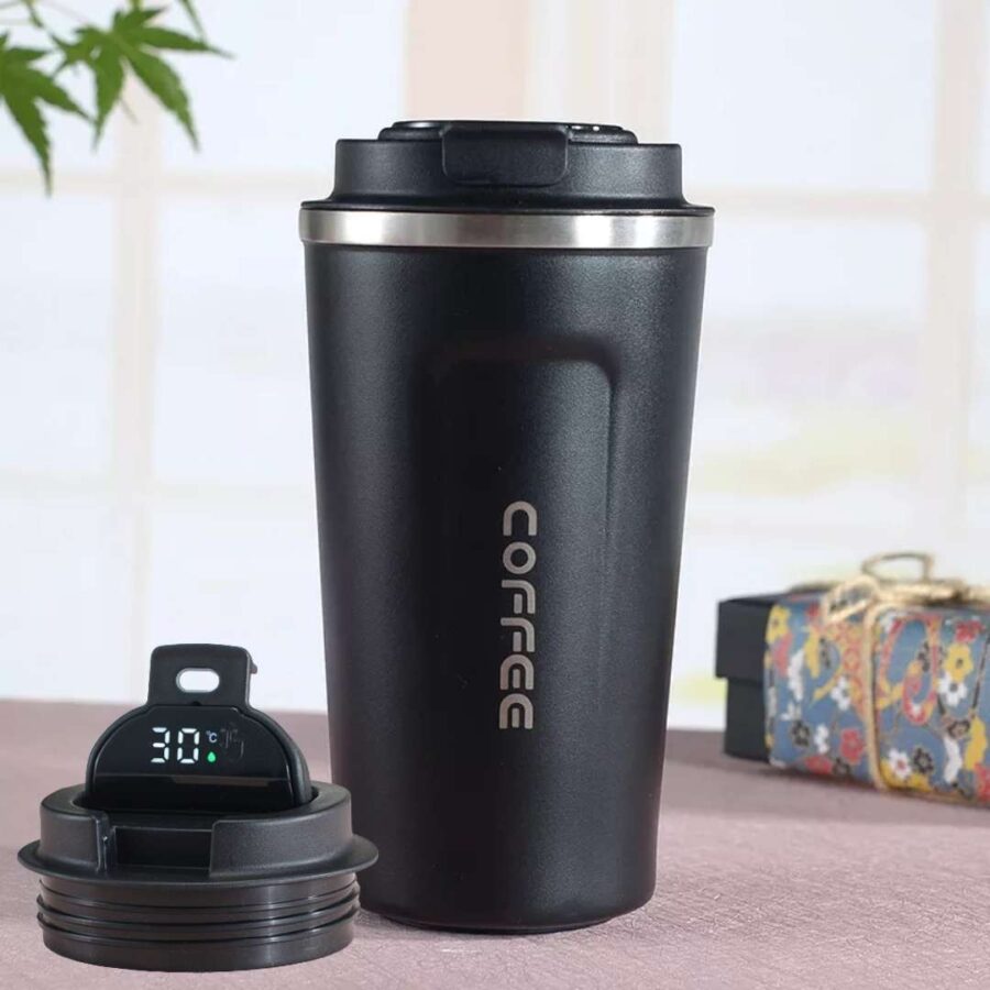 Black LED Thermal Flask 7