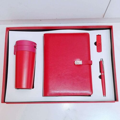 Branded Red Business Gift Set