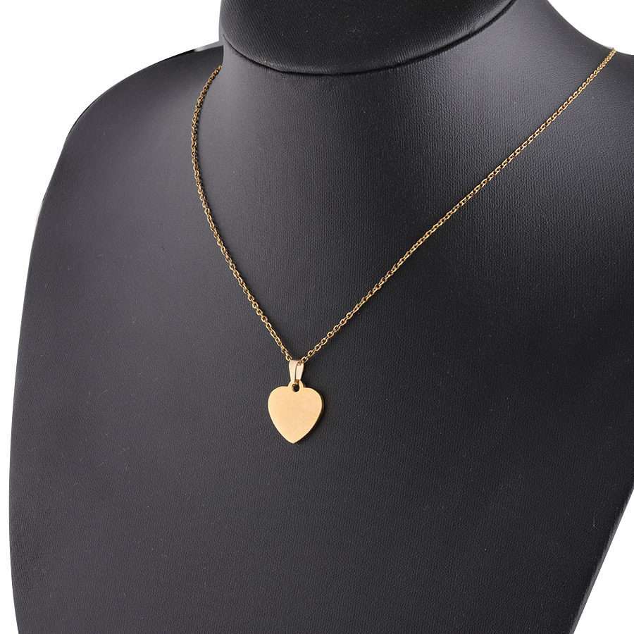 Gold Plated Stainless Steel Pendant Necklace 1