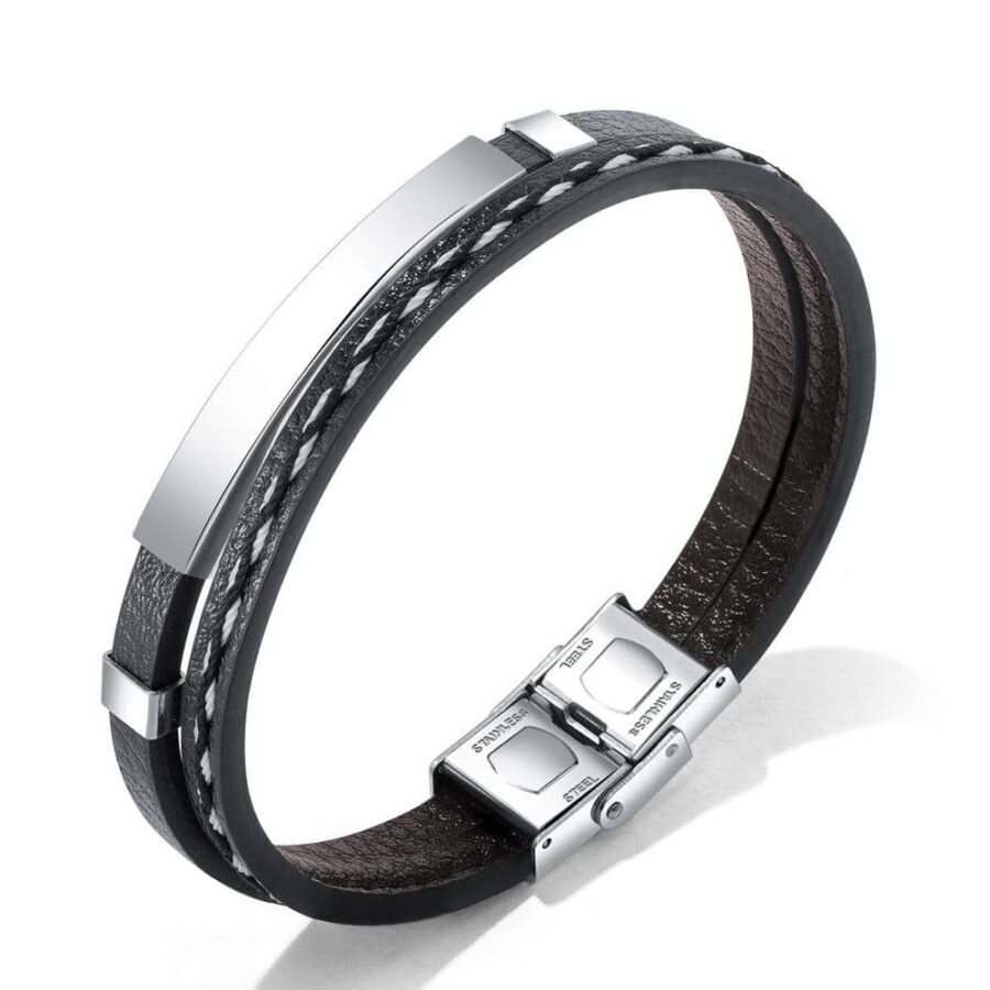 Black Leather Bracelets in Kenya