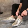 Casual Split Leather Unisex Sneakers