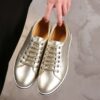 Casual Split Leather Unisex Sneakers