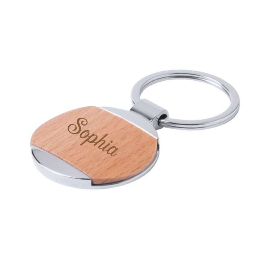 Round Wooden Key Holder in Kenya