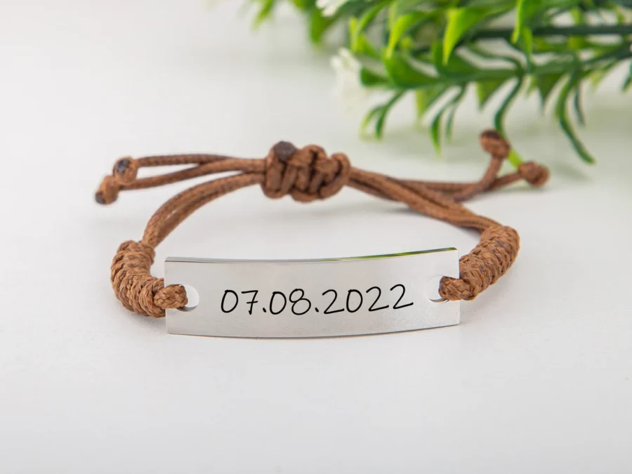 Personalised Rope Bracelet in Kenya