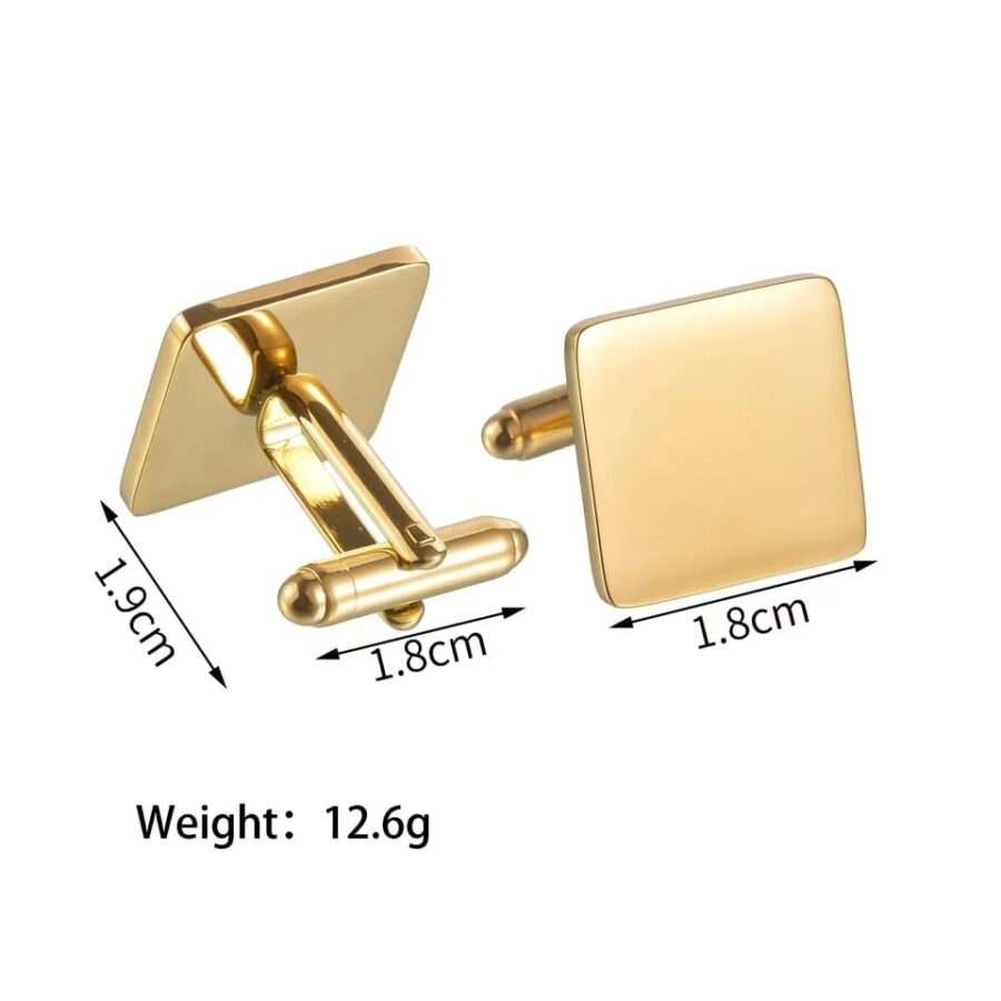 Personalized Gold Cufflinks in Kenya