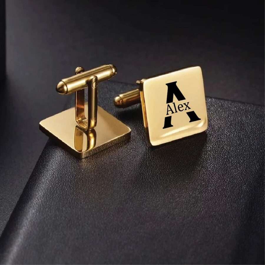 Personalized Gold Cufflinks in Kenya