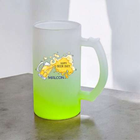 Custom Personalised Frosted Beer Mug