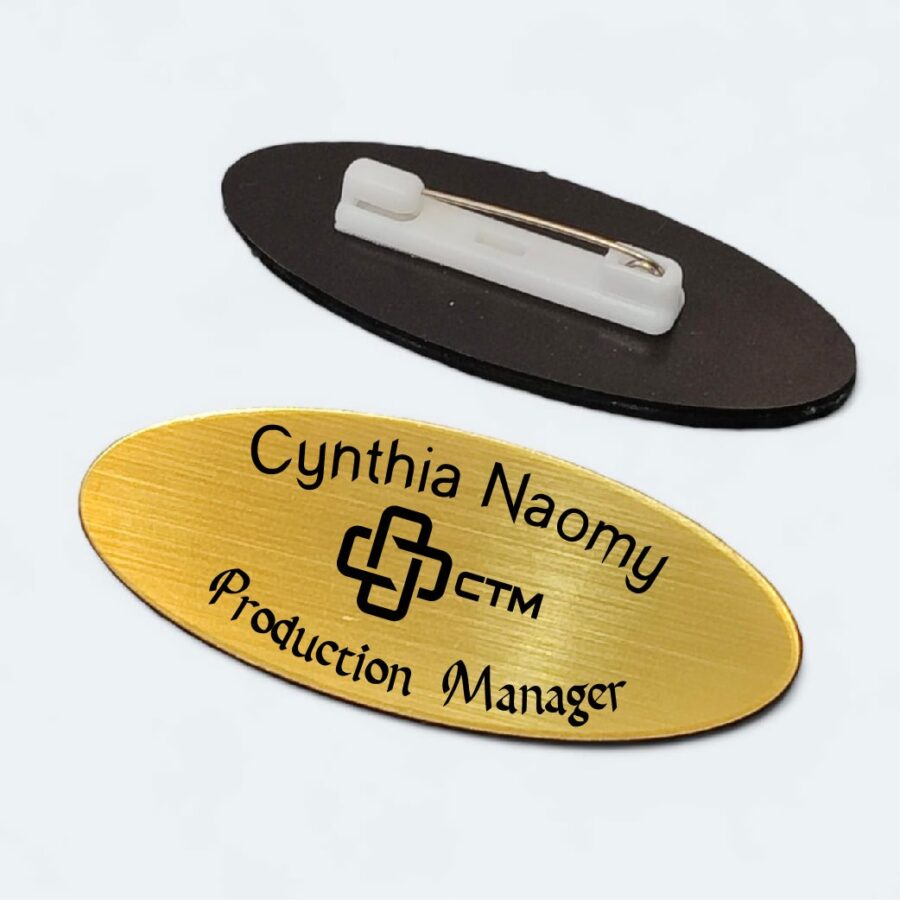 Personalized Name Tags and Pins