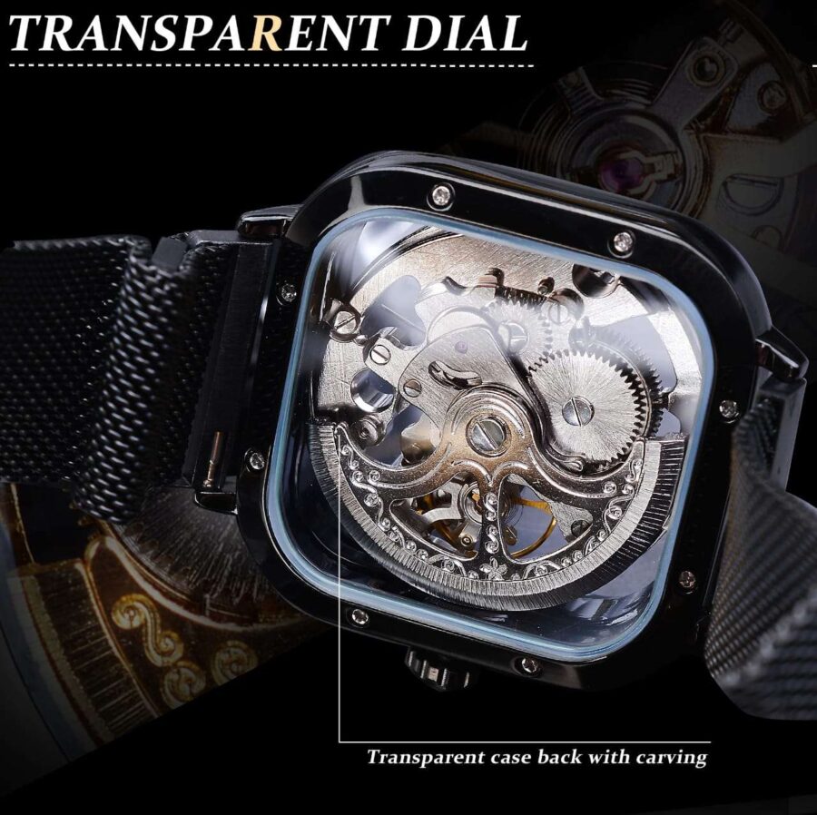 Mechanical Self Winding Mechanism Wrist Watch 3