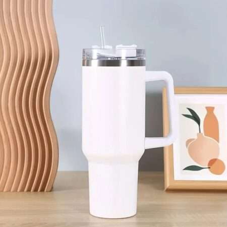 Double Wall Insulated Tumbler with Handle