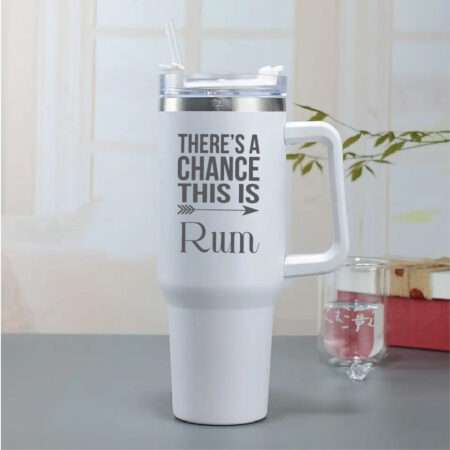 Double Wall Insulated Tumbler with Handle