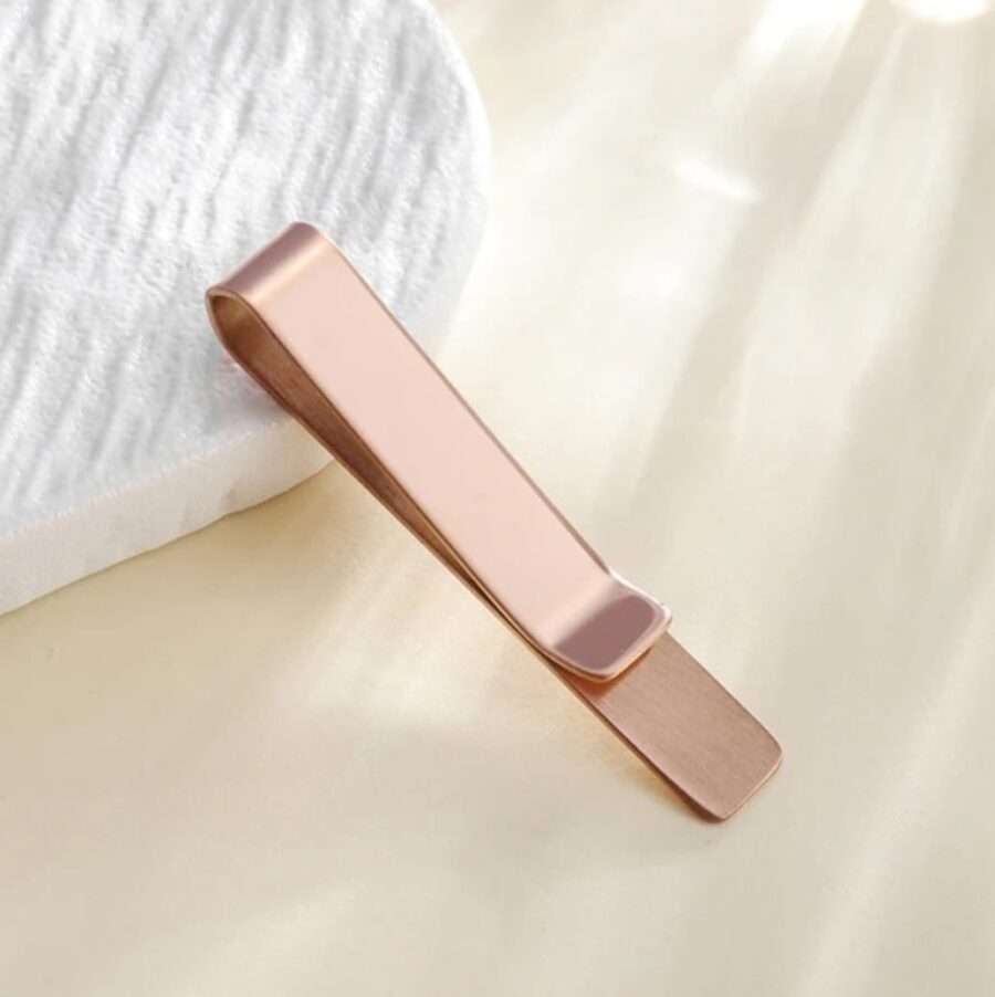 Personalized Stainless Steel Tie Clips