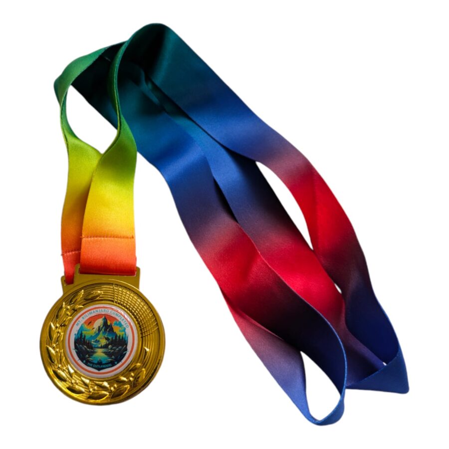 Custom Personalized Gold Medal 1