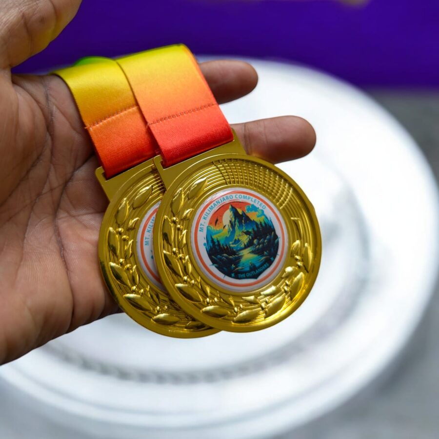 Custom Personalized Gold Medal