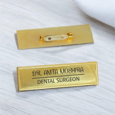 Metal Engraved Name Badges and Tags