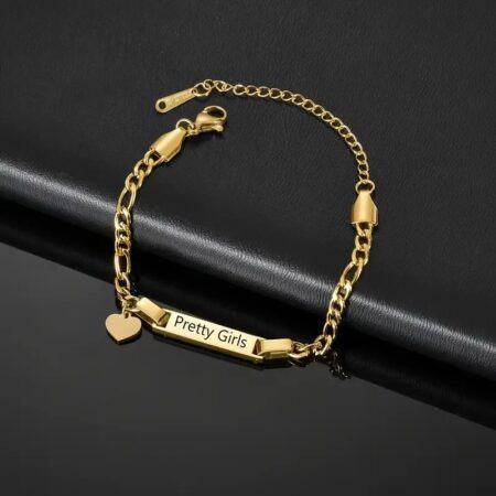 Gold Women Love Charm Bracelets