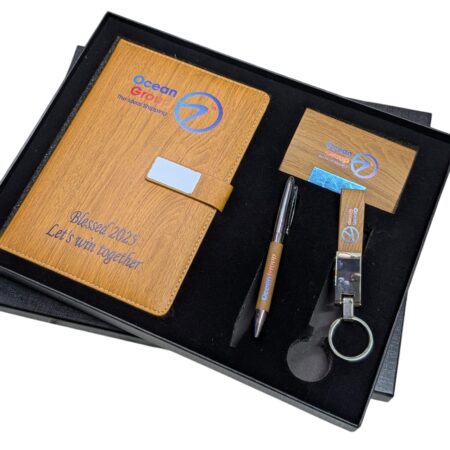 Eco-Friendly Wooden Business Set