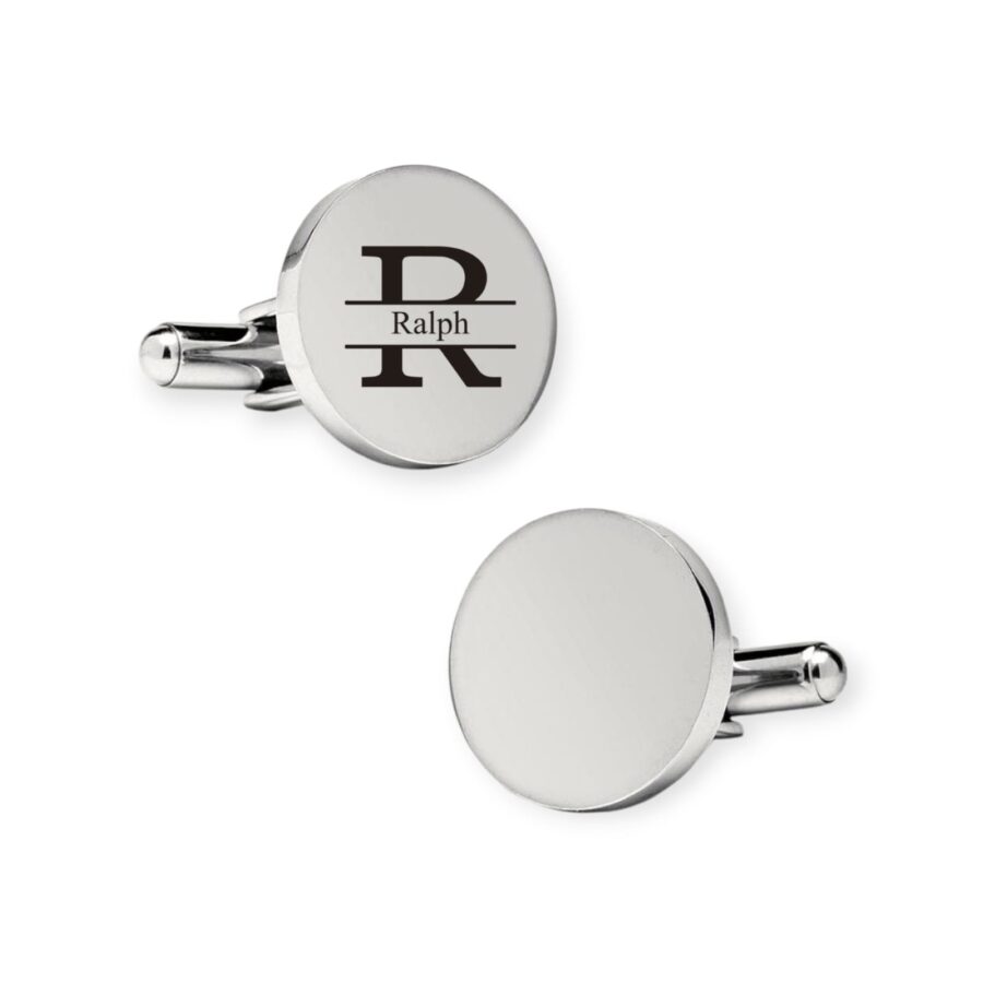 Silver Stainless Steel Cufflinks 2