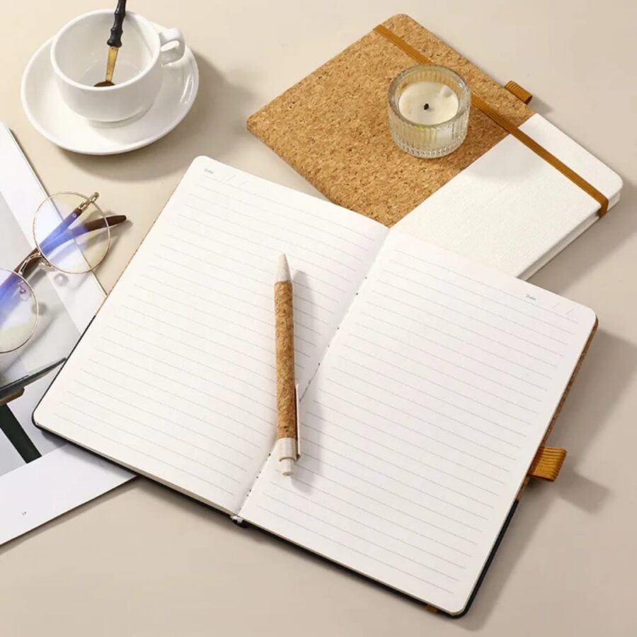 ECO Friendly Cork Notebook Set - Image 2