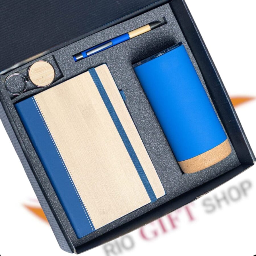 Eco-Friendly Corporate Gift Set - Blue - Image 2