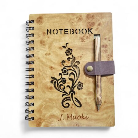 Wooden Cover Spiral Journal A5 Notebook