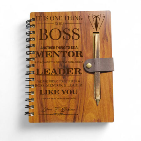 A5 Wood Cover Notebooks