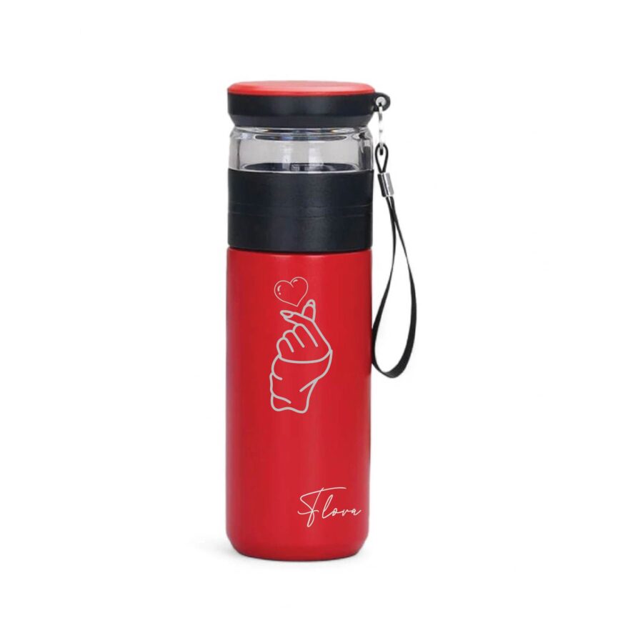 Personalized Red Thermal Tumblers