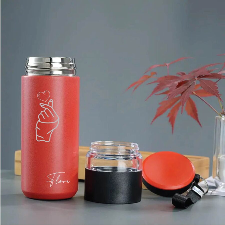 Personalized Red Thermal Tumblers