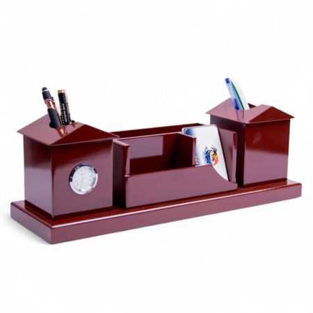 Branded Wooden Desk Organizer